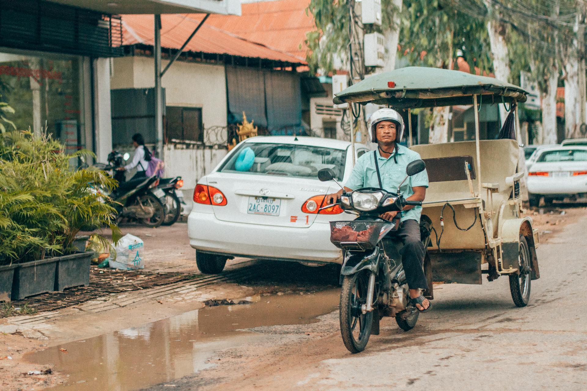 Siem Reap Local Living on the streets, Cambodia